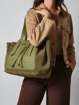 Cabas Brumby Etrier Vert brumby EBRU150L-vue-porte